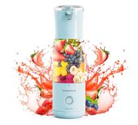 EASEHOLD Portable Personal Blender for Smoothies Shakes, Fresh Juice Mini Fast Blender on the go with 6 Blades, Rechargable Single BPA Free for Sport, Kitchen, Travel,Camping (Blue)