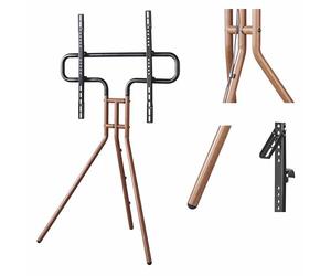 "Easel Design" TV Stand, 191 cm (75"), Variable Height, Walnut Wood Look