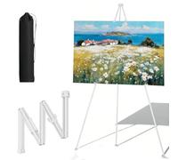Easel Stand for Wedding Sign Display,Portable Collapsible Tripod,Adjustable 168cm Tall Metal Poster Easel,for Painting,Poster,Trade Showsetc