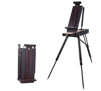Easel Women Painting Easel Portable Folding Artist Oil Painting Sketch Easel Stand Wooden Chevalet Art Supplies Office Supplies (Color : C)