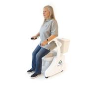 EaseLift Powered Toilet Lift with Handles | Electric Height Adjustable Elevated Seat Riser | Elderly, Seniors, Injured | 440lbs | Rechargeable Battery Incl | SAFE | CERTIFIED | EASY ASSEMBLY | HSA&FSA