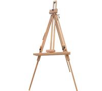 Easels, Compact Easel Beech Wooden Folding Triangle Oil Painting Easel, Wooden Sketch Drawing Sketch Easel, Portable Drawing Board Suitable for Adults (Color : Natural, Size : 20x20x82cm) Art