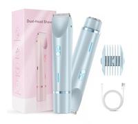 Easepicks Shaver Women, Vantique Shaver, Easepicks Electric Razor, 2025 New Vantique Glowbabe Shavers, 2 in 1 Electric Lady Shavers for Women, Dual Headed Lady Razor for Arm Leg Bikini (Blue)
