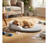 Easepuppy Dog Cooling Mat, Ice Silk Breathable Pet Cooling Pad for Summer, Washable Multi-Layer Comfort Bed Cushion for Small Medium Large Dogs and Cats, Portable Mattress for Crate Floor Car (L)