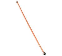 EaseSunny Air Compressor Exhaust Tube, Air Pipe Replacement, Copper Aluminum Hose, G1/8 Thread Fit for Air Repair, 400mm, 1pc