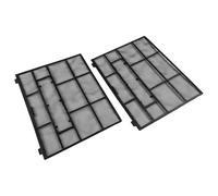 EaseSunny Air Conditioner Filter, AC Screen, Hanging Unit Mesh, Dust Prevention Cover, Easy Install Plastic Guard for Indoor Split AC, 2 Pack