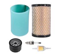 EaseSunny Air Filter, Oil Filter, Fuel Filter Kit for Lawn Mower, High Efficiency Filtration, Easy Install, 4-Pack Maintenance Set