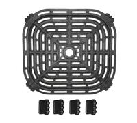 EaseSunny Air Fryer Pan, Grill Rack, Replacement Tray, Non-Stick Stainless Steel Basket for 6 Quart Paris Air Fryer, Dishwasher Safe