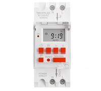 EaseSunny Astronomical Timer Switch, Sunlight Controller, Auto On Off, Sunrise Sunset Adjustment, Latitude Longitude Setting, 30A Relay, 8 Programs, for Garden Street Lights
