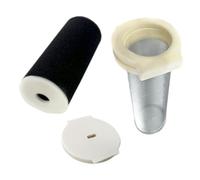 EaseSunny ATV Air Filter Kit, Air Filter Guide End Cap Set, Replacement for Yamaha Grizzly 600 660 Raptor 350, Replaces 1UY-14458-01-00