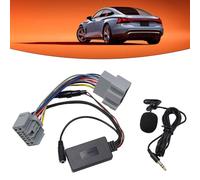 EaseSunny Car Bluetooth AUX Adapter Compatible with Volvo S60 S80 V50 V70 XC90 C30 C70, Wireless Audio Receiver for Factory Radio