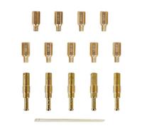 EaseSunny Carburetor Jet Kit, Main Pilot Nozzle Set, for Honda TRX450R ER CRF450R X, Kawasaki KLX450R KX450F, 14pcs