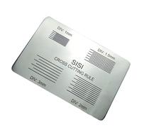 EaseSunny Cross Cut Tester, Adhesion Tester, Grid Board, Stainless Steel Scratch Tool, 1/1.5/2/3mm Spacing, Coating Paint Film Inspection for DIY, Industrial