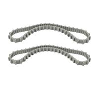 EaseSunny Drive Belt, Track, Replacement Part for Dolphin Pool Cleaner, Fits OEM 9985006, Rubber, Easy Install, 2-Pack