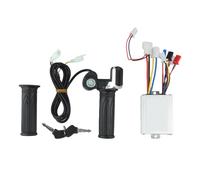 EaseSunny Electric Scooter Throttle, EBike Grip, Brushed Controller, 24-48V 250W-1000W, Steel Handlebar Accelerator for Electric Bicycle