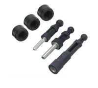 EaseSunny Engine Cover Rubber Mounting Pad, Bush Screws Kit, Protective Cushion, for Ford Focus MK2 2004-2011, Replaces 4M5G-6A994-AA, 3 Pcs