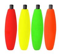 EaseSunny Fishing Floats, Peg Floats, Foam Bobbers, High Buoyancy Strike Indicators, Bright Colors for Crappie Trout Fishing, Easy Depth Adjustment, Durable High-Density Material, 10 Pieces