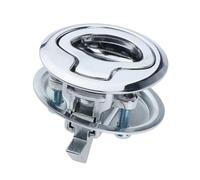 EaseSunny Flush Pull Latch, Marine Hatch Lock, Boat Slam Latch, Heavy Duty Alloy, Recessed Handle for RV, Trailer, Tool Box, 1.5 Inch, Pack