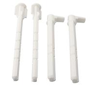 EaseSunny Flush Rod Set for Geberit Actuator Bar Push Rod for UP320 Cistern Sigma01 20 50 Plates White 140mm