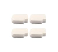 EaseSunny Foam Filter, Replacement Part, Vacuum Accessory for Shark Stratos Pro Anti Hair Upright, Efficient Filtration, Easy Install, White Sponge, 4 Pack
