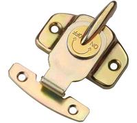 EaseSunny Gold Metal Table Locks Connectors, Zinc Plated Iron Dining Table Buckles Latches for Extension Leaves, Drawers, Cabinets and Furniture