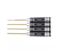 EaseSunny Hex Screwdriver Set, RC Tool Kit, 4-Pack 1.5-3.0mm, Chrome Vanadium Steel, for RC Cars Helicopters Airplanes Repair