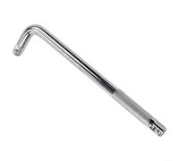 EaseSunny L-Type Socket Wrench Perforated Handle Grease for Proof Grip for Bicycle Maintenance 10 Inch Size(1-2)