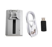 EaseSunny Mechanical Watch Calibrator Timing Recorder with Sound Guide Rail, Data Transfer to PC for Signal Value Daily Rate Frequency Analysis, White Grey Beige