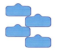 EaseSunny Microfiber Mop Pads, Replacement Cloths for Dupray Neat Steam Cleaner, Washable Floor Cleaning Heads, 4 Pack