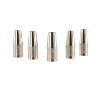 EaseSunny MIG Welding Nozzle, Gas Cup, for Lincoln Magnum PRO 100L 175L, Copper Replacement Part KP3075-1-50F, 5 Pack