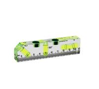 EaseSunny Mini Bubble Level, Magnetic Level, Transparent Level, Triple Vial, 0.5mm Accuracy, for DIY, RV, Picture Framing, 95mm