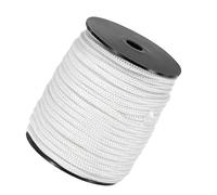 EaseSunny Nylon Recoil Starter Rope, 4mm x 30m Pull Cord, White Replacement Line for Lawn Mowers, Chainsaws, Strimmers, Brush Cutters