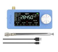 EaseSunny Pocket Radio, Shortwave Receiver, 1.9 Inch Color Screen, SI4732 for DSP, 800mAh, AM FM LSB USB, Portable Loop Antenna