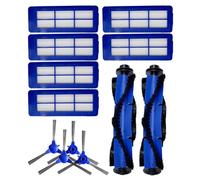 EaseSunny Replacement Filter Rollers and Side Brush Kit for RoboVac 11S Max, 15C Max, 30C Max, G20, G30, Edge, G32 Pro T2259Z11 Robot Vacuum Cleaners