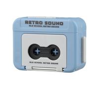 EaseSunny Retro Mini Tape Recorder Keychain, Portable Cassette Player Keyring with Vintage Design, ABS Material Novelty for Music Enthusiasts