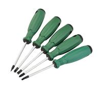 EaseSunny Screwdriver Set, Special Shaped Tools, 5 Piece Kit, U Y Triangle Inner Cross, Rubber Handle, Chrome Vanadium Steel, for Electronics Repair