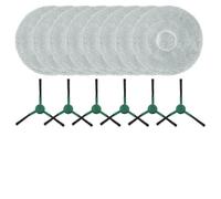 EaseSunny Side Brush, Mop Cloths, for Roomba Combo j405 Plus/j505 Plus, Efficient Corner Cleaning, Sturdy Material, 6 Brushes 8 Pads