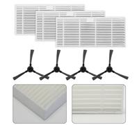 EaseSunny Side Brushes, Replacement Brushes, Corner Cleaning Kit for GOOVI BR151 BR150 Robot Vacuum, Durable Nylon Plastic, Easy Install, 4 Pack with Screws