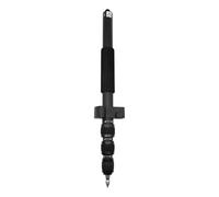 EaseSunny Telescopic GPS Pole, Surveying Rod, Measuring Staff, 0.8m-1.5m Adjustable Height, Heavy-Duty Aluminum Alloy, 5/8" Thread for GNSS Receiver, Total Station, Land Surveying Equipment