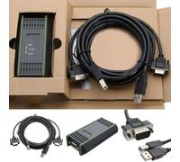 EaseSunny USB Programming Cable, PLC Adapter Cable, S7-200 300 400 Connector, 2.5M Data Lead for Siemens 6ES7972-0CB20-0XA0, PPI MPI Support, Industrial Automation