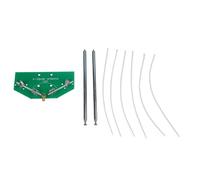 EaseSunny V Dipole Antenna, Adjustable Frequency Antenna, 137MHz Receiver Kit, DIY Soldering Module with V-Shaped Design for Satellite Weather Map, Aviation Signal
