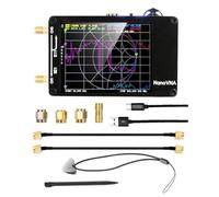 EaseSunny Vector Network Analyzer, Antenna Analyzer for NanoVNA, 50kHz-1.5GHz HF VHF UHF Tester with 2.8" Touchscreen, 1000mAh Battery, MicroSD Slot, SMA Ports for Ham Radio DIY