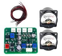 EaseSunny VU Meter, Audio Level Indicator, 35mm Backlit Volume Meter with Driver Board, Dual Channel for Phone, PC, Preamplifier, 2 Pack