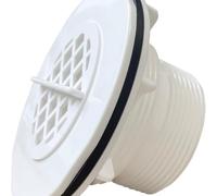 EaseSunny Water Inlet Filter, Pool Filter, Intex Filter Replacement, Debris Strainer for Intex 635T 633T SF90110-1 SF80110-2 SF70110-2 Pumps, Threaded Design Easy Install Durable Plastic White Pack