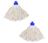 EaseYourDay Cotton String Screw on Mop Replacement Head - Compatible with O-Cedar Microfiber Cloth Mop Handle & Any Standard US Threading Pole (Acme 3/4 inch Thread) - 2 PCS