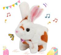 Easfan - Interactive Plush Bunny for Jumping, Rabbit, Talk, Jumping, Ears, Nose, Movement, Educational Plush Toy, Easter Plush Toy, Birthday Gifts for Boys and Girls, 7