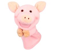 Easfan Pig Hand Puppet with Moving Mouth and Articulated Arms, Role Play, Storytelling, Interactive Game, Preschool Teaching Toy, Gifts for Kids, Birthday, Christmas, Pink, 10