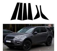 EASHAN Car Pillar Posts Door Window Trim Cover for Land Rover Discovery Sport L550 2015-2019, Center Pillar Anti Scratch Waterproof Decar Window Molding Exterior Accessories