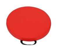 Eashaoo Round Floor Cushions, Classroom Flexible Floor Seat with Handle for Preschool, Waterproof Circle Chair Cushion for Indoor Outdoor Dining Stool Rattan Furniture (Red,1pc-35x5cm)