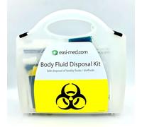 easi-med Premier Bio-Hazard Body Fluid Disposal Kit - 5 Application - Wall Mounted